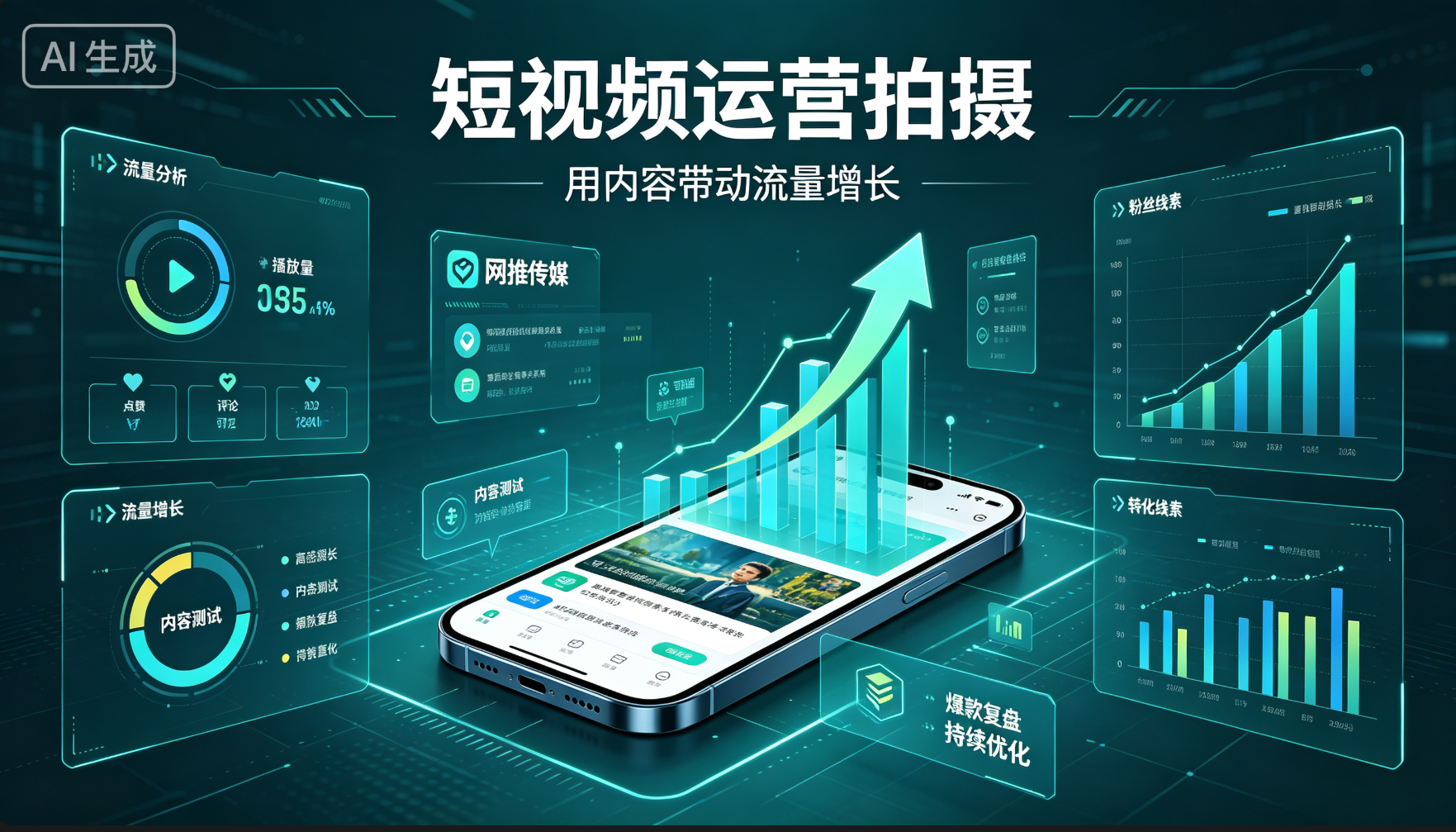 白城短视频运营服务展示图